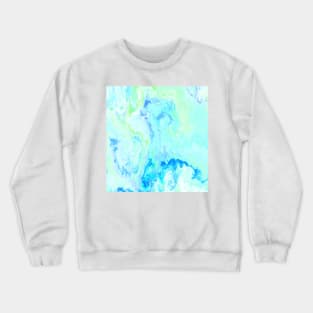 Flowing Blue Marble Crewneck Sweatshirt